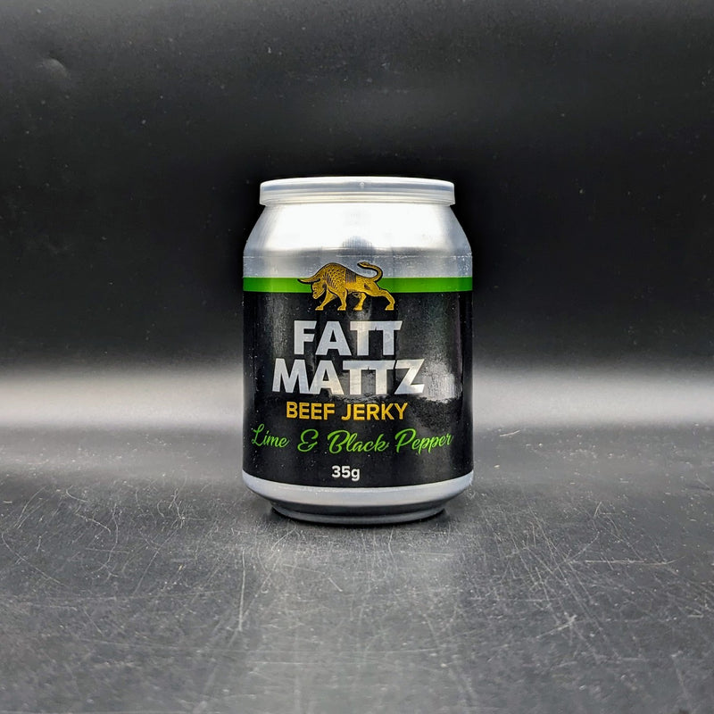 Fatt Mattz Lime & Black Pepper  Jerky 35g