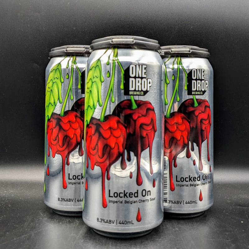 One Drop Locked On Imperial Belgian Cherry Sour Can 4pk
