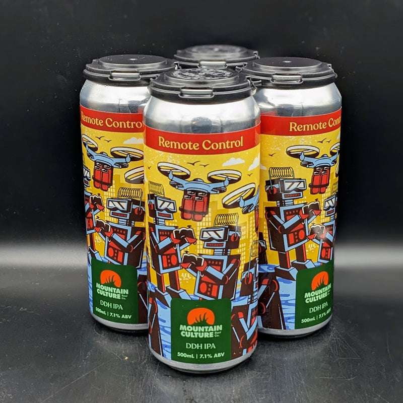 Mountain Culture Remote Control - Double Dry Hopped IPA Can 4pk