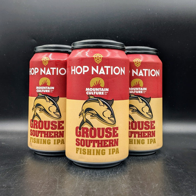 Hop Nation x Mountain Culture Grouse Southern Fishing IPA Can 4pk