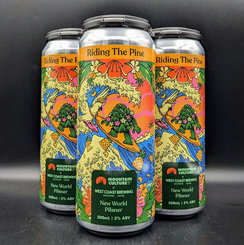 Mountain Culture Riding The Pine (x West Coast Brewing) - New World Pilsner Can 4pk