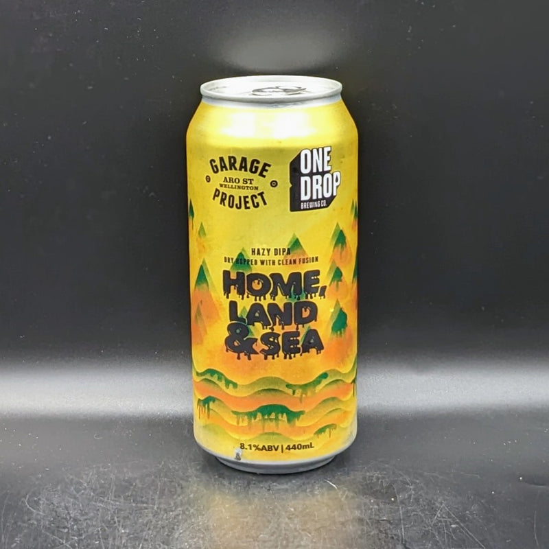 One Drop Home Land & Sea - Hazy DIPA - Garage Project Collab Can Sgl