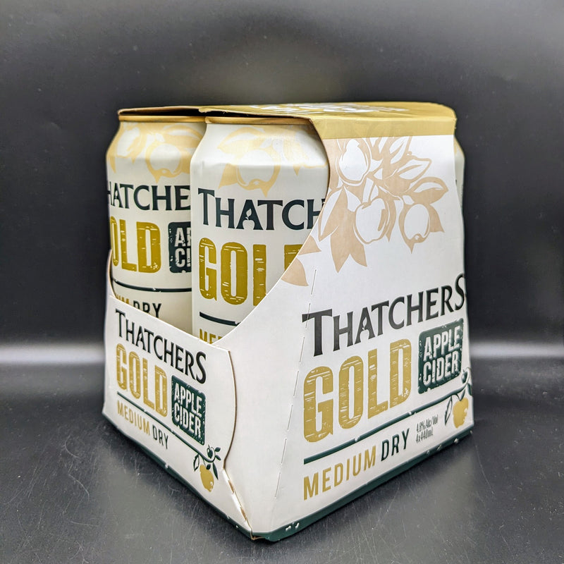 Thatchers Gold Apple Cider 440ml Can 4pk
