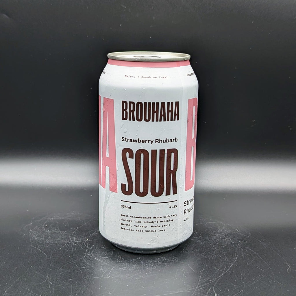 BROUHAHA STRAWBERRY AND RHUBARB SOUR SINGLE