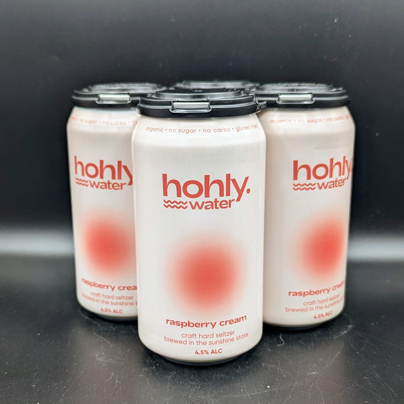 Hohly Water Raspberry Cream Can 4pk
