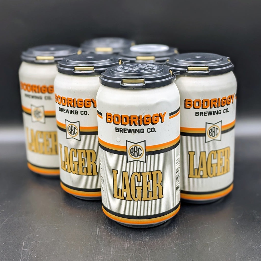 Bodriggy Lager Can 6pk - Saccharomyces Beer Cafe