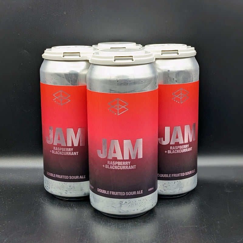 Range JAM Raspberry + Blackcurrant Double Fruited Sour Ale Can 4pk