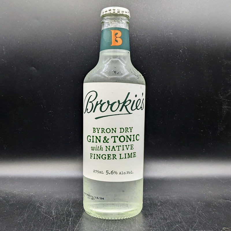 Brookie’s Byron Dry Gin & Tonic with Native Finger Lime Stb Sgl
