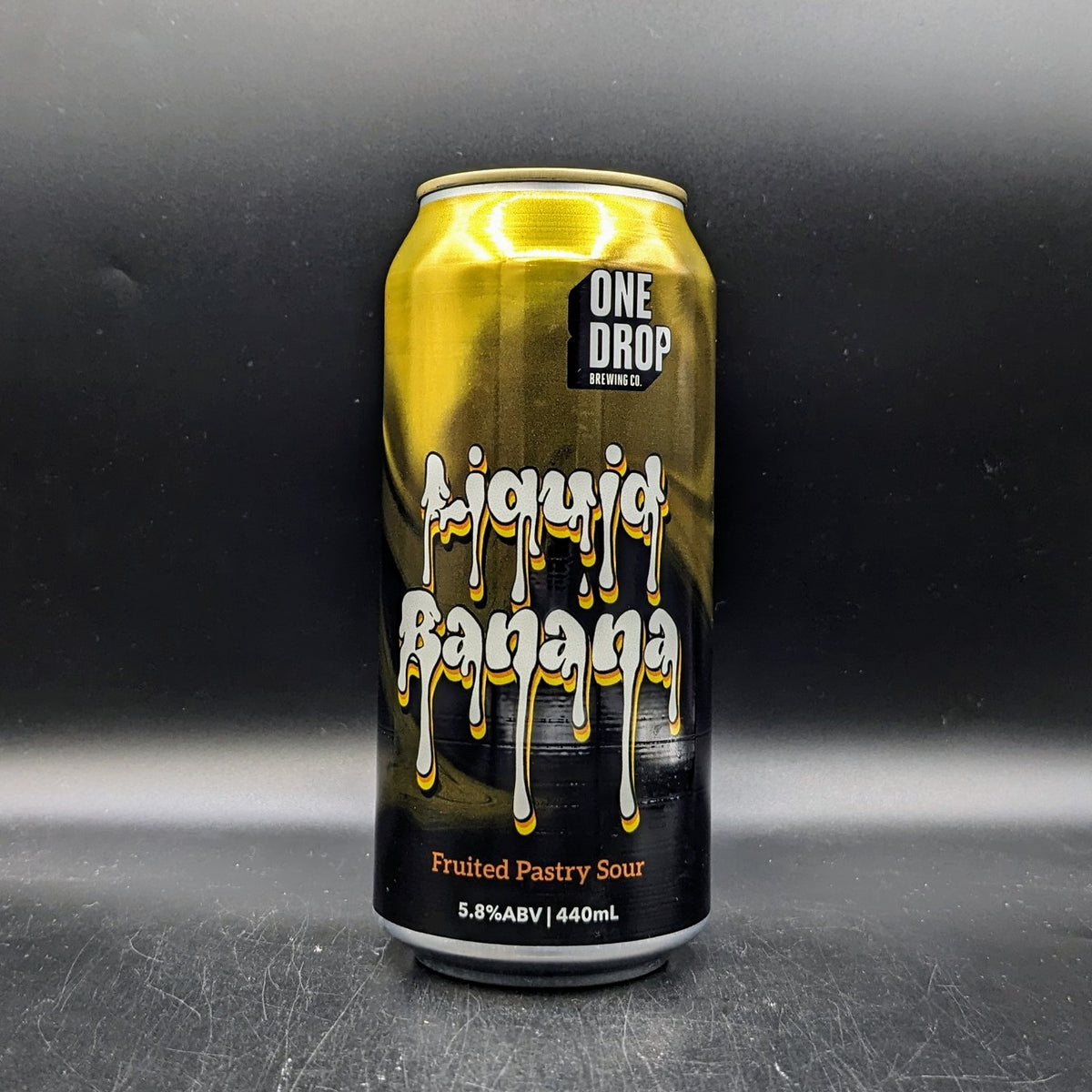 One Drop Liquid Banana Fruited Pastry Sour Can Sgl