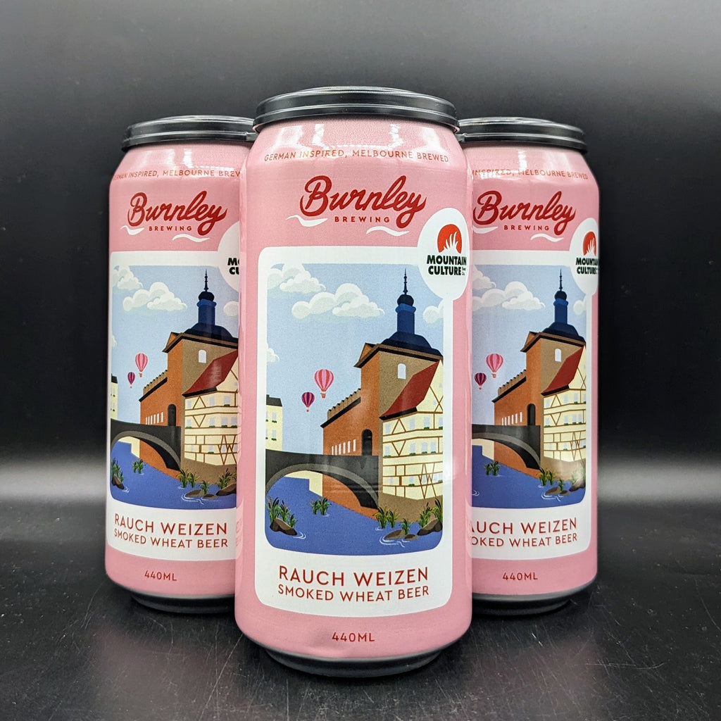 Burnley Rauch Weizen Smoked Wheat Beer Can 4pk - Saccharomyces Beer Cafe