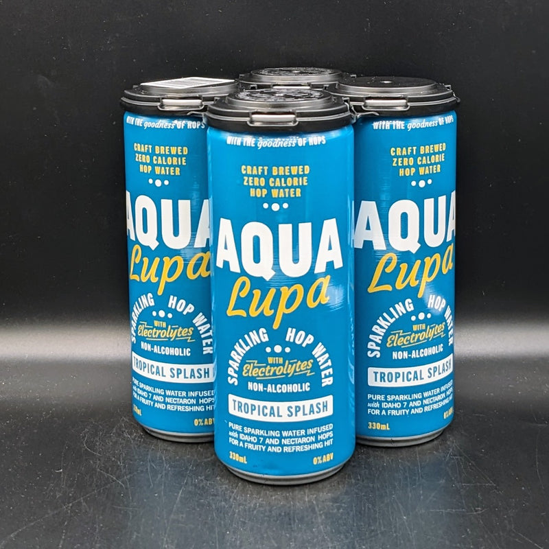 Wayward Aqua Lupa Sparkling Hop Water Can  4pk