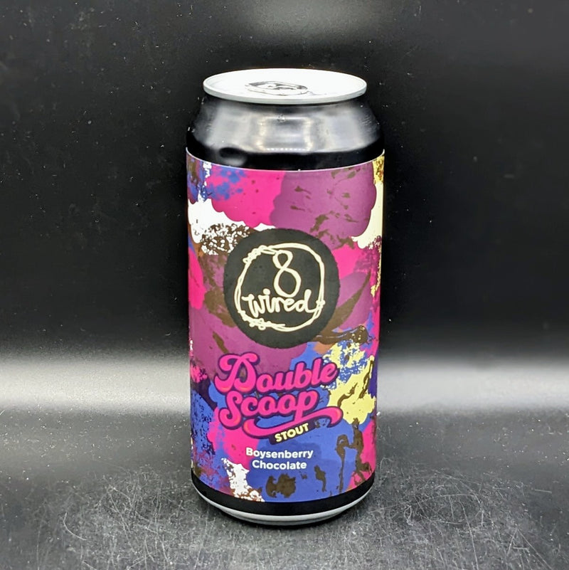 8 Wired Double Scoop Boysenberry Chocolate Stout Can Sgl