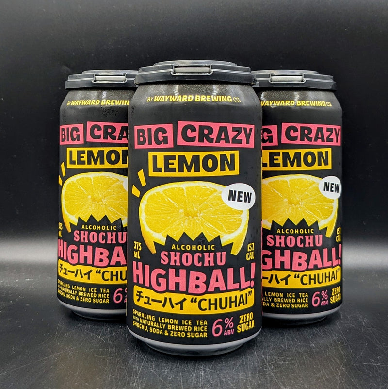 Wayward Big Crazy Lemon Can 4pk