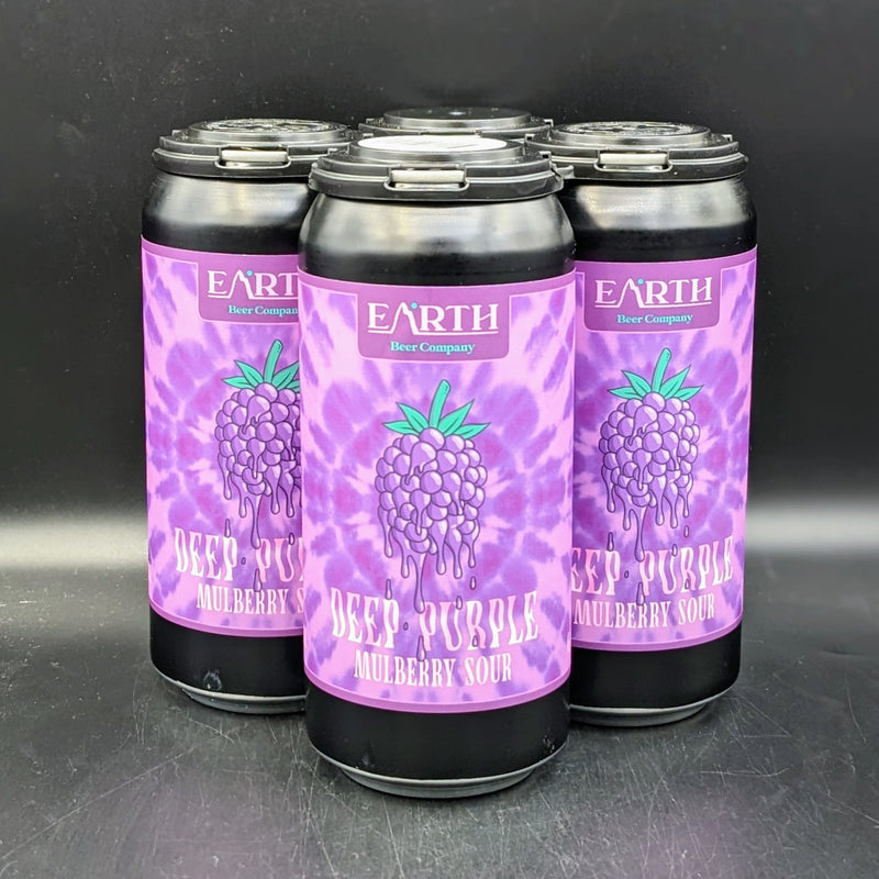 Earth Beer Deep Purple Mulberry Sour Can 4pk