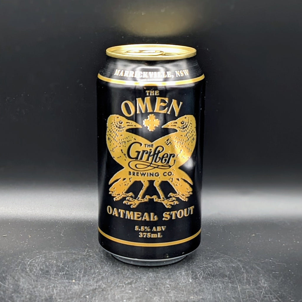 Grifter The Omen Oatmeal Stout Can Sgl - Saccharomyces Beer Cafe