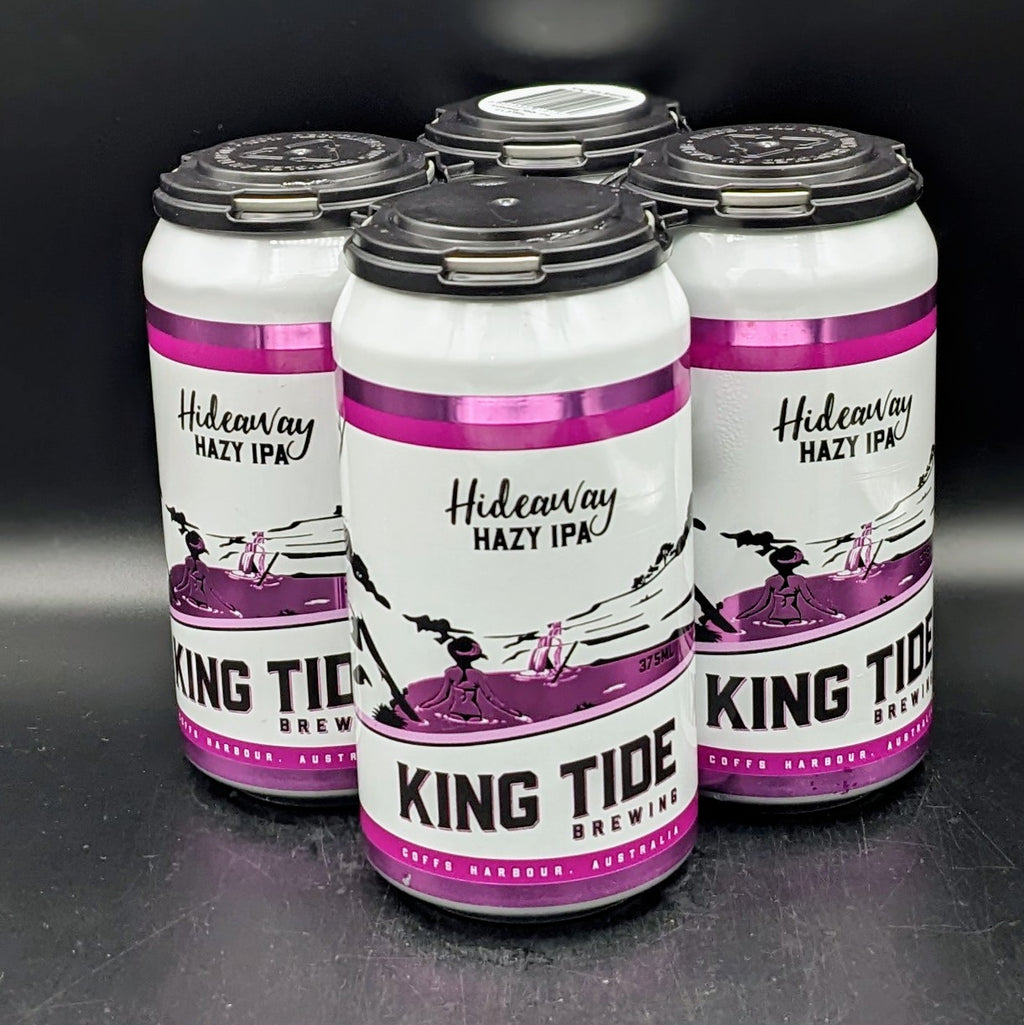 King Tide Hideaway Hazy IPA Can 4pk - Saccharomyces Beer Cafe