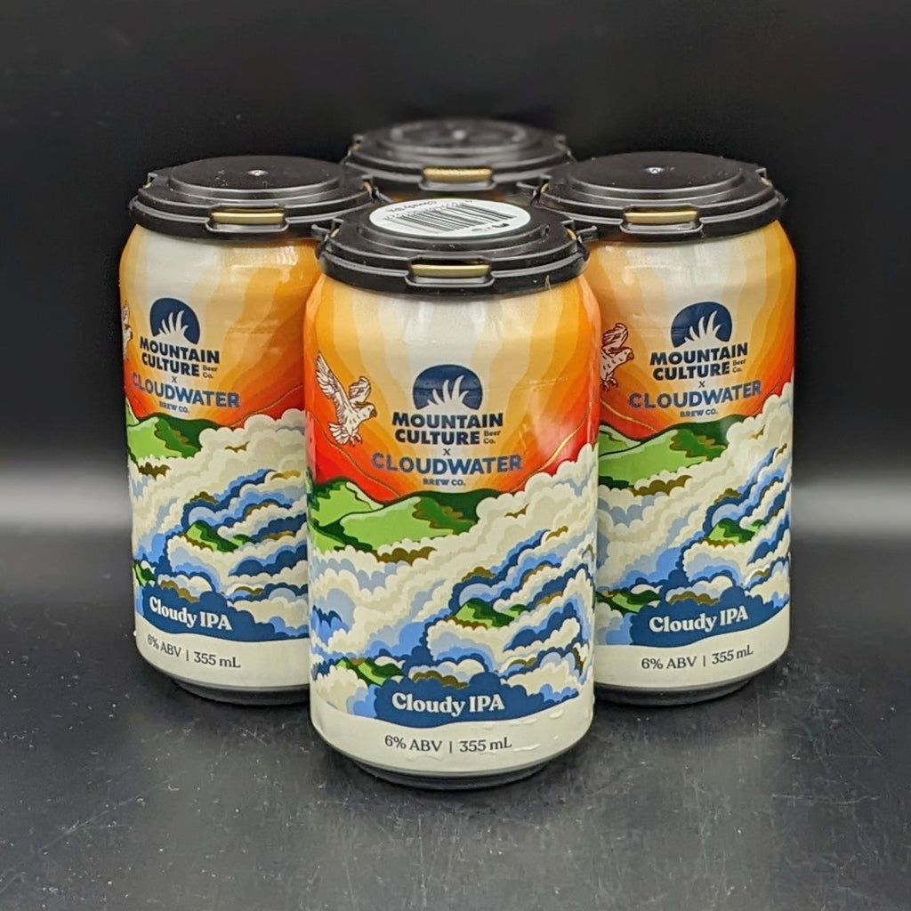 Mountain Culture Cloudy IPA (x Cloudwater) - NEIPA Can 4pk - Saccharomyces Beer Cafe