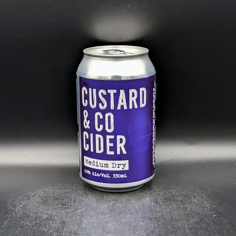 Custard & Co Medium Dry Cider Can Sgl