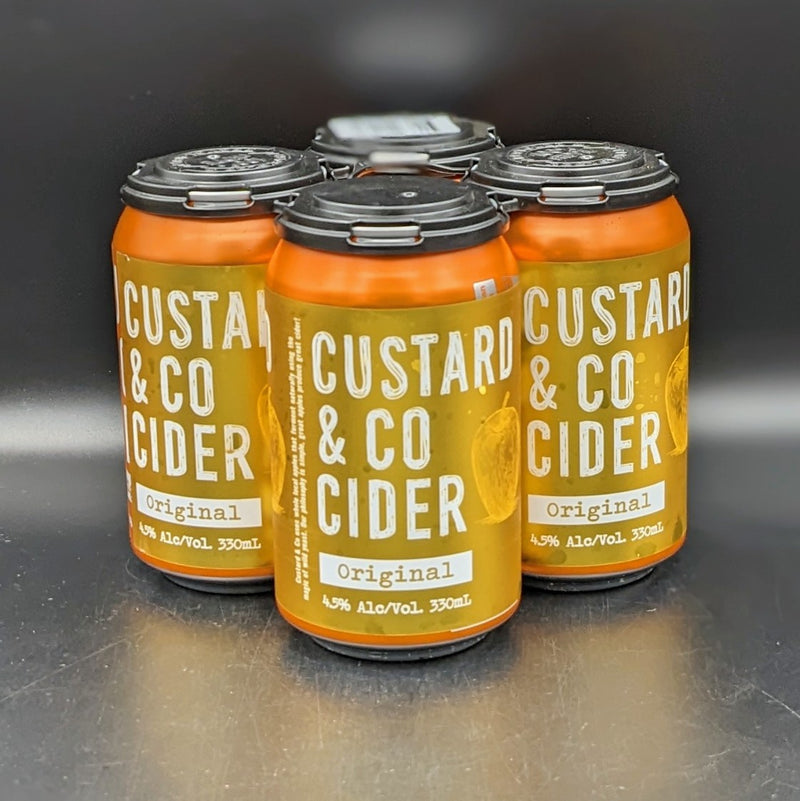 Custard & Co Original Cider Can 4pk