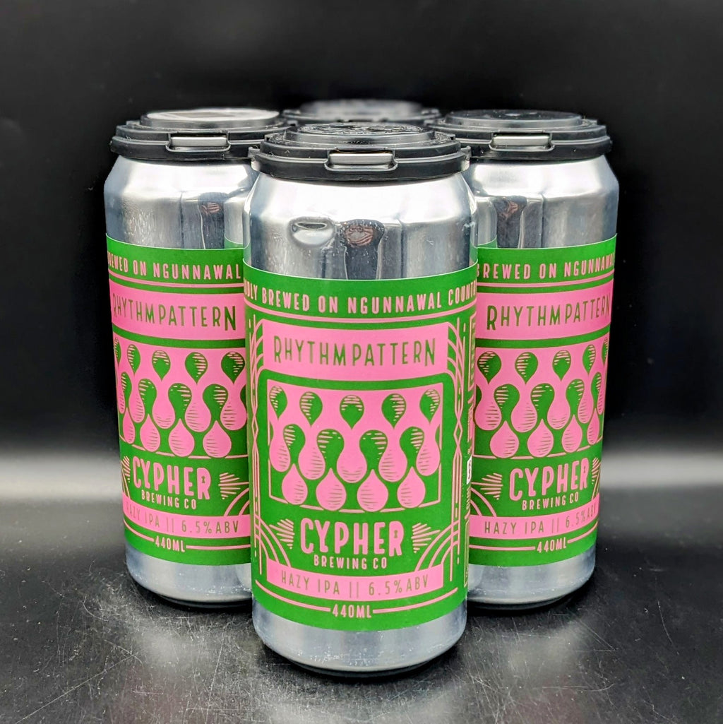 Cypher Rhythm Pattern Hazy IPA Can 4pk - Saccharomyces Beer Cafe