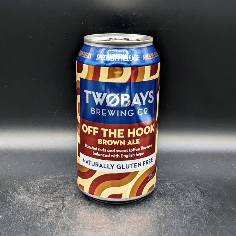 TwoBays Off The Hook Brown Ale Can Sgl