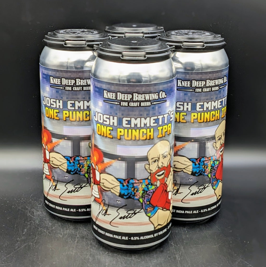 Knee Deep Josh Emmett One Punch IPA Can 4pk - Saccharomyces Beer Cafe