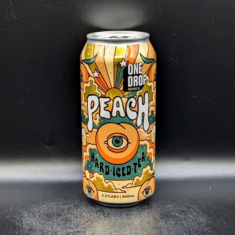 One Drop Peach Hard Iced Tea Can Sgl