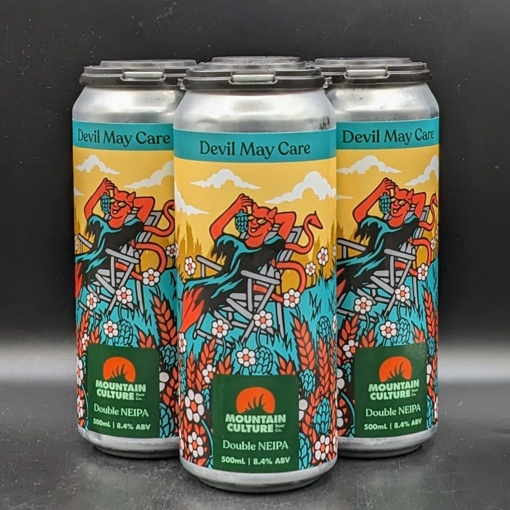 Mountain Culture Devil May Care - Double NEIPA Can 4pk - Saccharomyces Beer Cafe