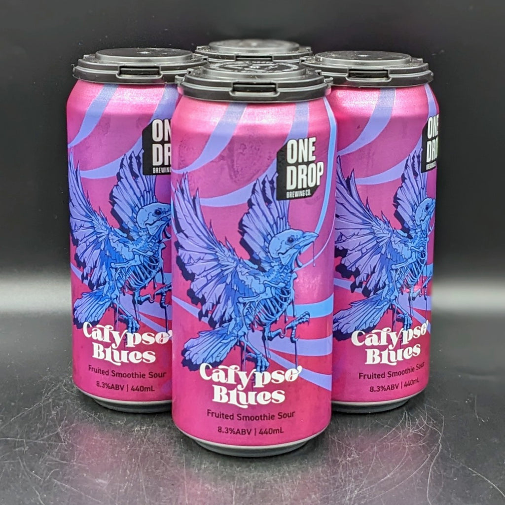 One Drop Calypso Blues - Fruited Smoothie Sour Can 4pk - Saccharomyces Beer Cafe