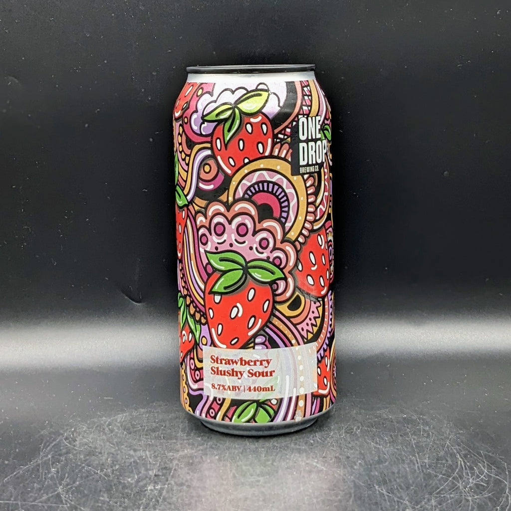 One Drop Strawberry Slushy Sour Can Sgl - Saccharomyces Beer Cafe