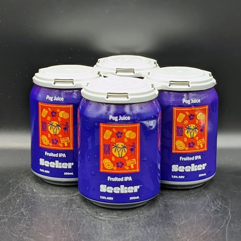 Seeker POG Juice -Fruited IPA Can 250ml 4pk - Saccharomyces Beer Cafe