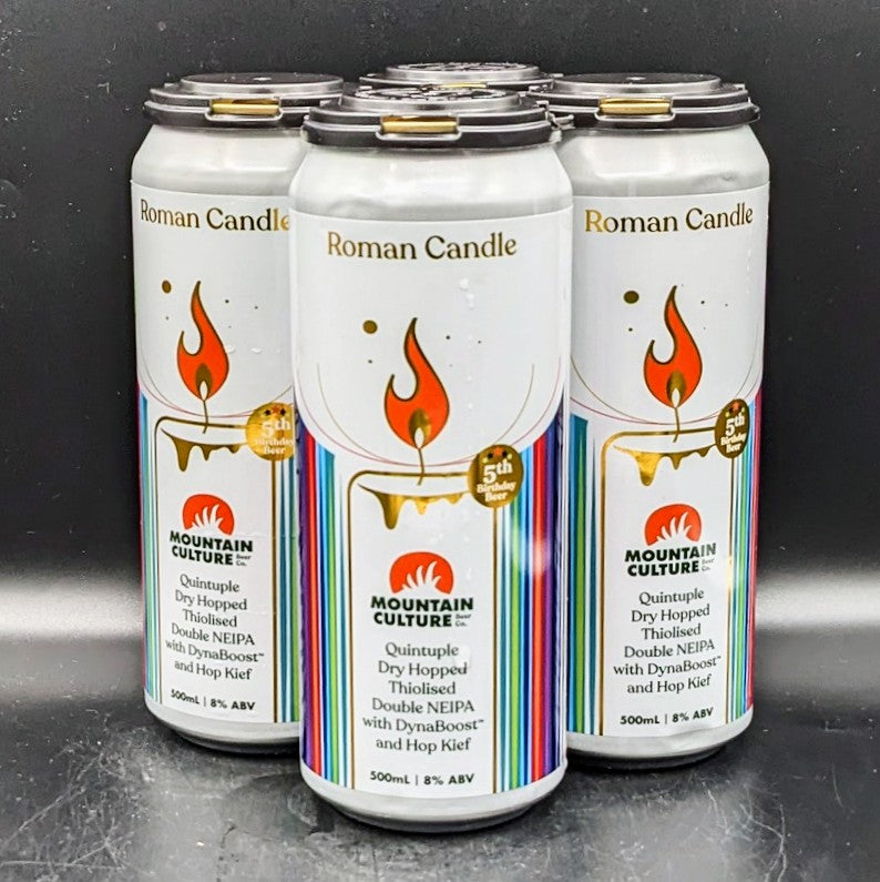 Mountain Culture Roman Candle NEIPA Can 4pk - Saccharomyces Beer Cafe