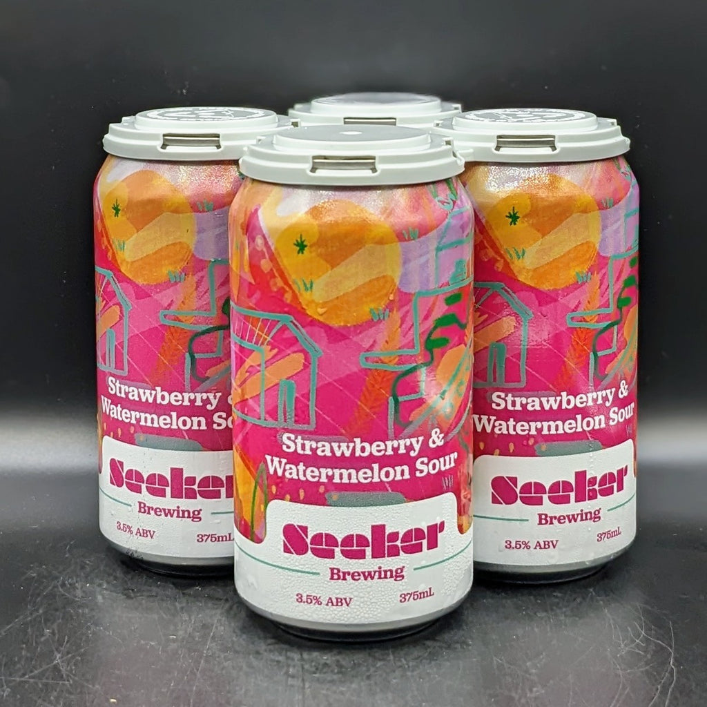 Seeker Strawberry & Watermelon Sour Can 4pk - Saccharomyces Beer Cafe