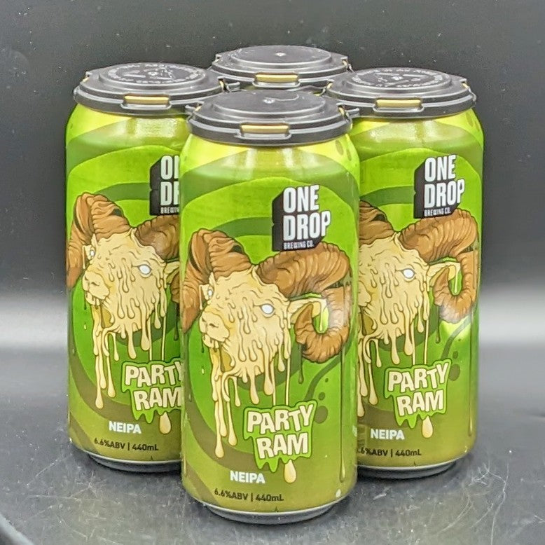 One Drop Party Ram - NEIPA Can 4pk - Saccharomyces Beer Cafe