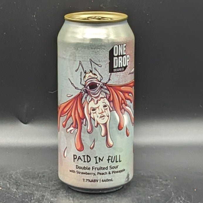 One Drop Paid in Full - Double Fruited Sour Can Sgl - Saccharomyces Beer Cafe