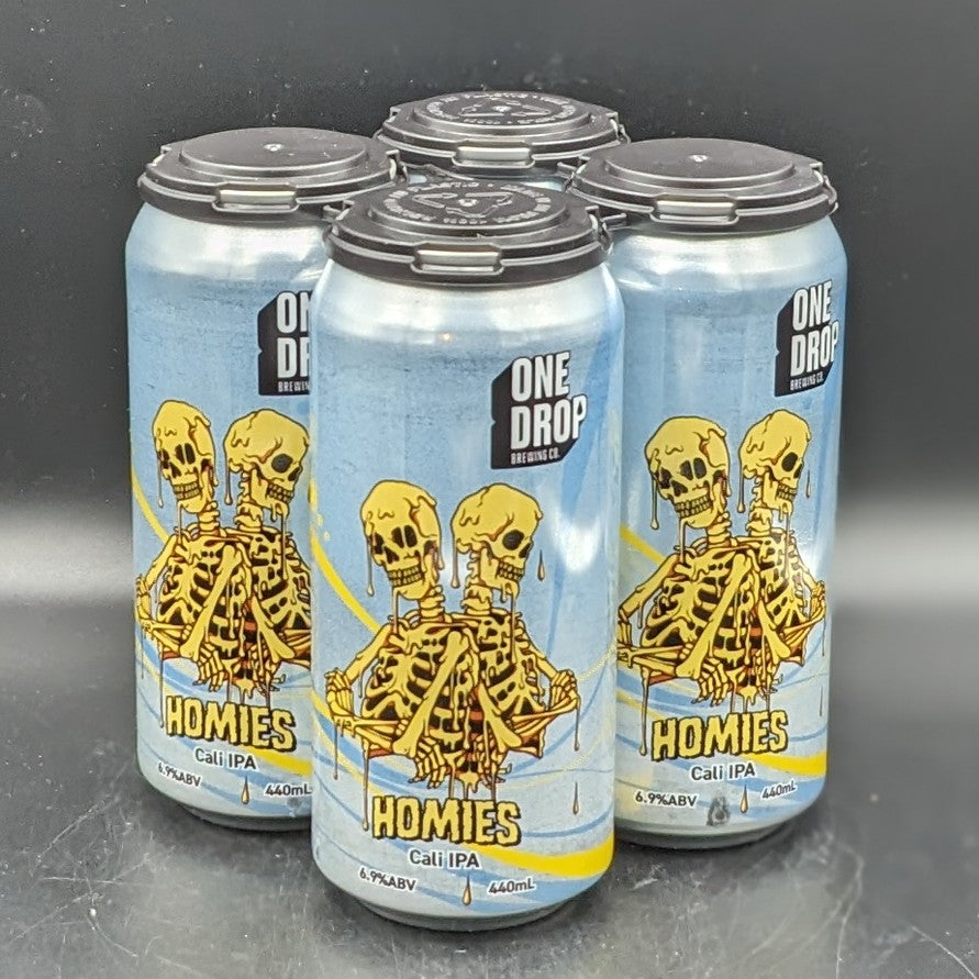 One Drop Homies - Cali IPA Can 4pk - Saccharomyces Beer Cafe