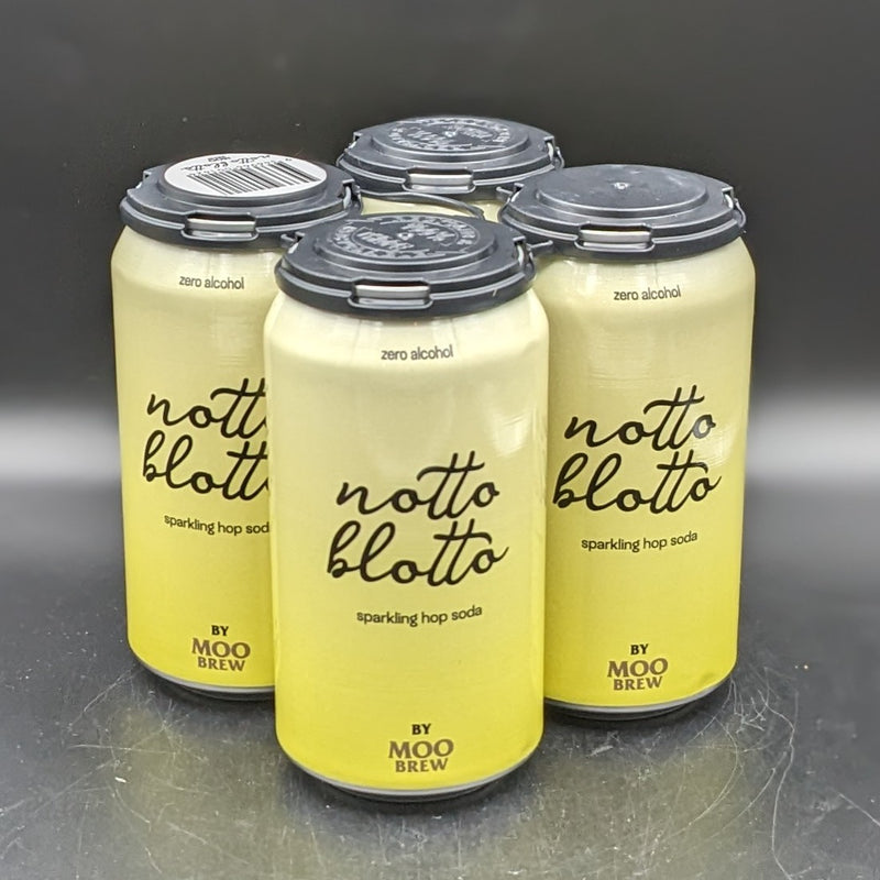 Moo Brew notto blotto Hop Soda Can 4pk