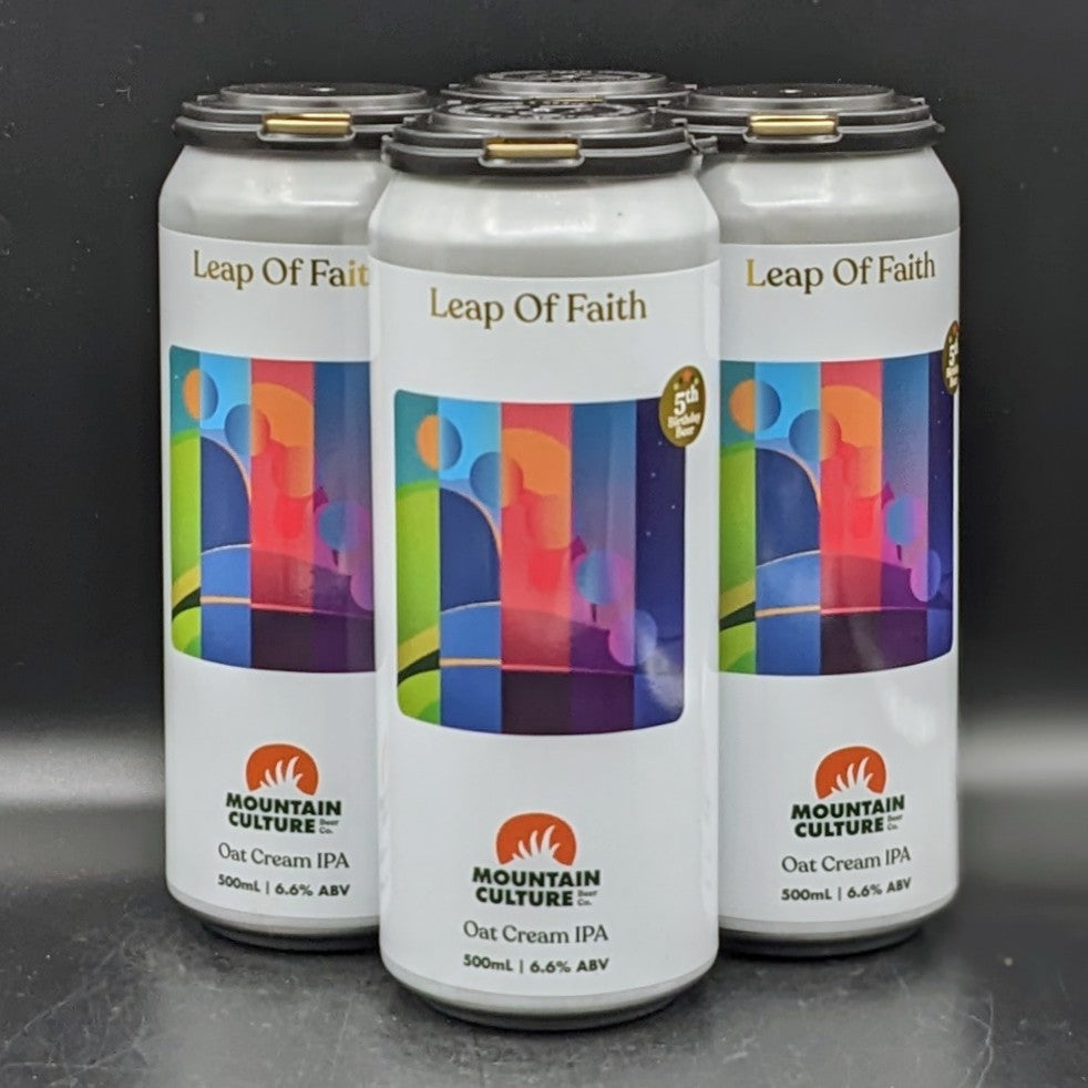 Mountain Culture Leap Of Faith - 5th Birthday OCIPA Can 4pk - Saccharomyces Beer Cafe