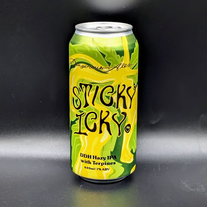 Dangerous Ales Sticky Icky DDH Hazy IPA with Terpines Can Sgl