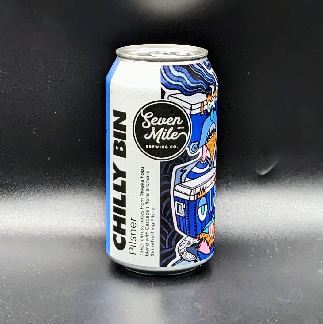 Seven Mile Chilly Bin NZ Pilsner Can Sgl