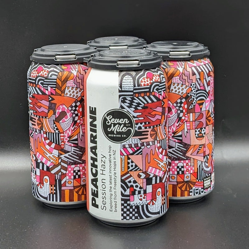 Seven Mile Peacharine Session Hazy Can 4pk