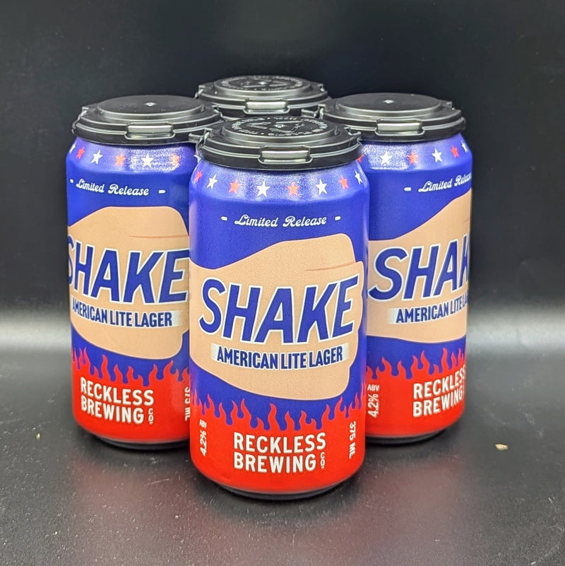 Reckless Shake American Lager Can 4pk