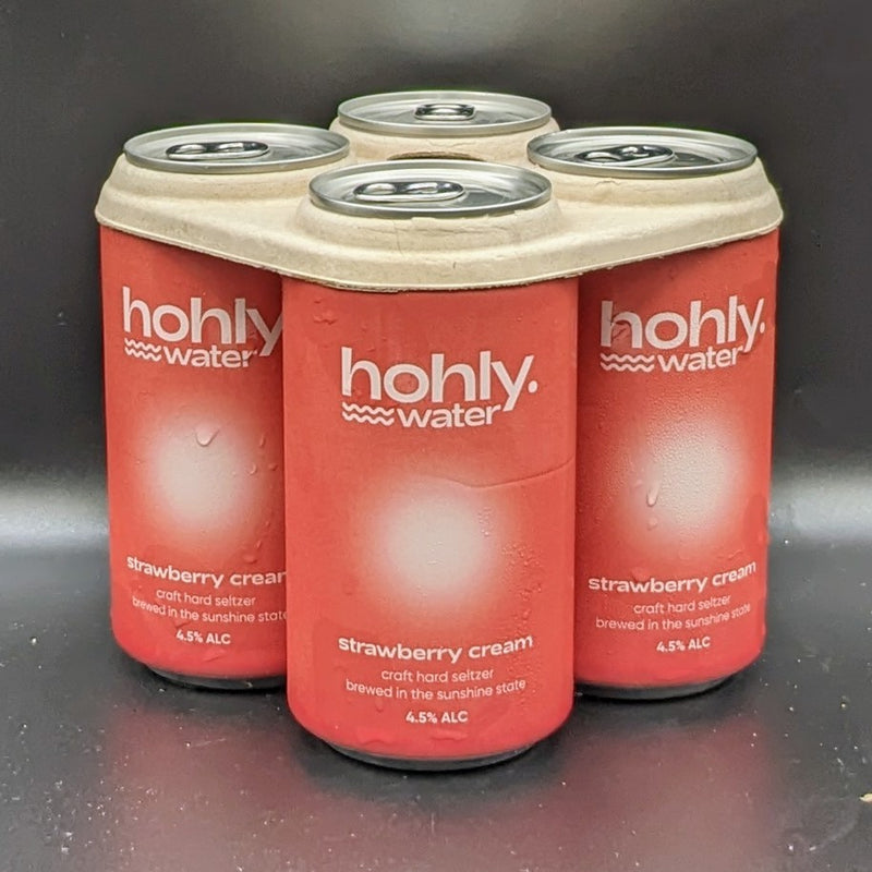 Hohly Water Strawberry Cream Seltzer Can 4pk