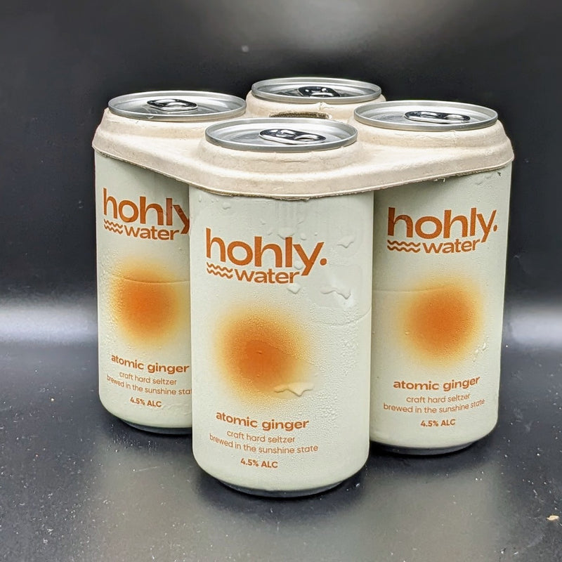 Hohly Water Atomic Ginger Seltzer Can 4pk