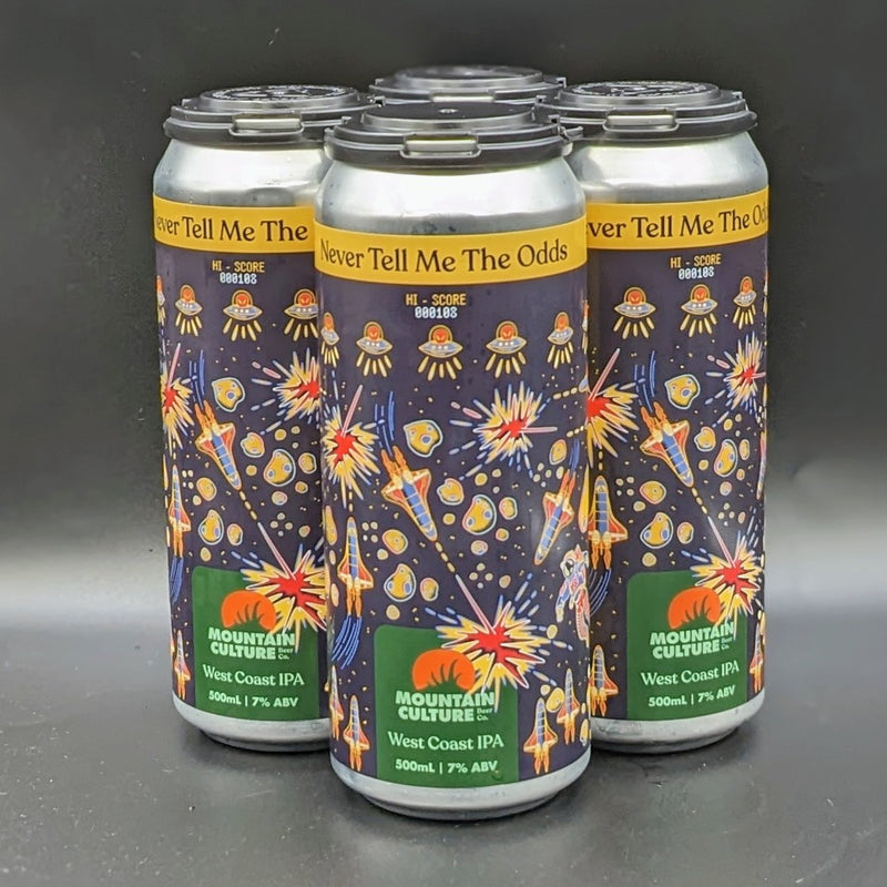 Mountain Culture Never Tell Me The Odds - West Coast IPA Can 4pk