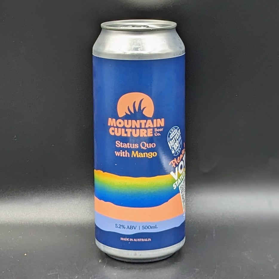 Mountain Culture Status Quo With Mango - Hazy Pale Can Sgl - Saccharomyces Beer Cafe