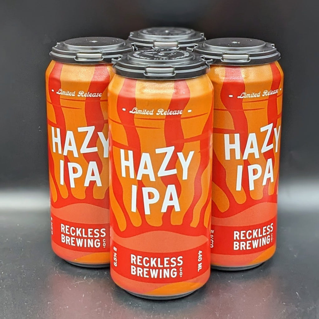 Reckless Hazy IPA Can 4pk - Saccharomyces Beer Cafe