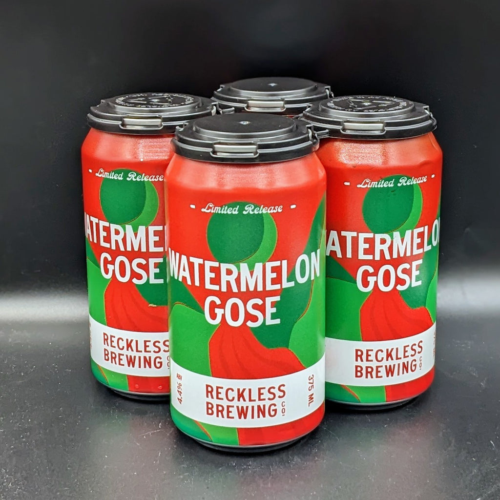 Reckless Watermelon Gose Can 4pk - Saccharomyces Beer Cafe