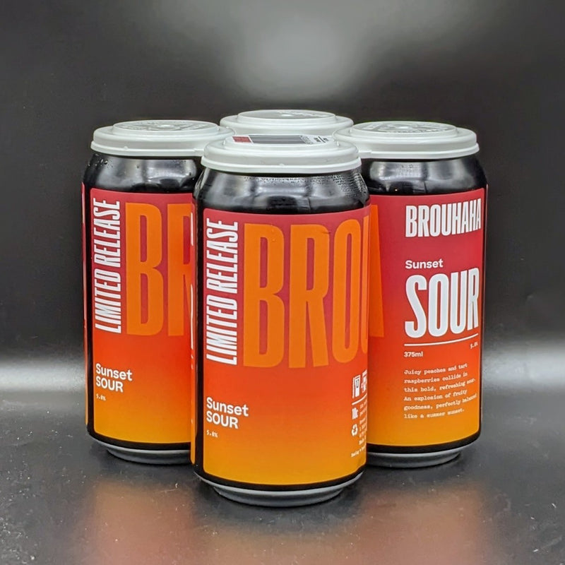 Brouhaha Sunset Sour Can 4pk