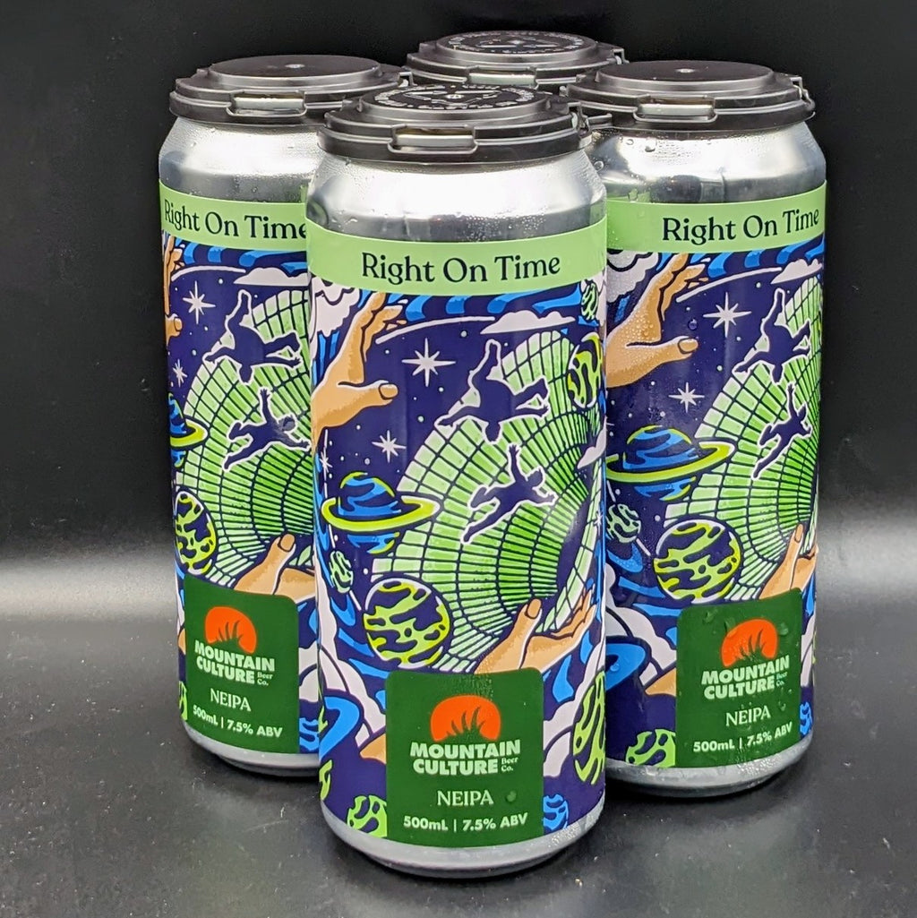 Mountain Culture Right On Time - NEIPA Can 4pk - Saccharomyces Beer Cafe